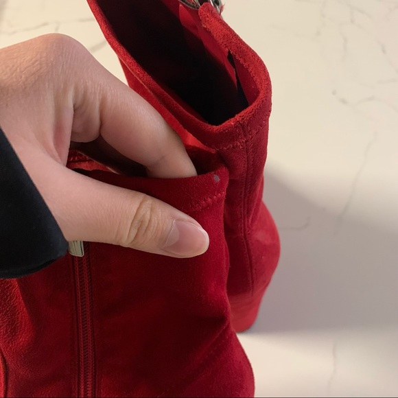 Marc Fisher • Red booties • 8.5 • Great condition! - Picture 9 of 9